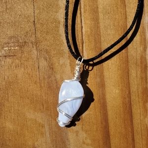 Blue Lace Agate Necklace